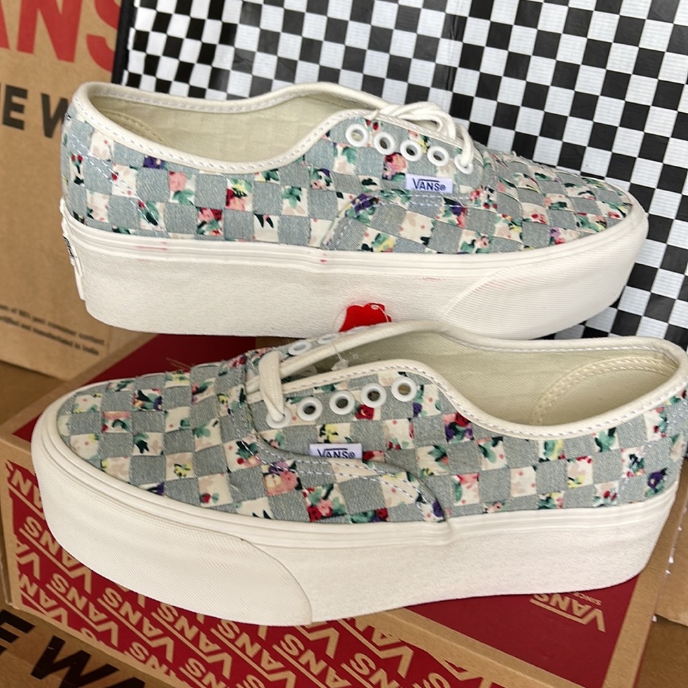 Vans Authentic Stacked Woven Floral/Multi WMNS sneakers-platforms - Picture 11 of 16